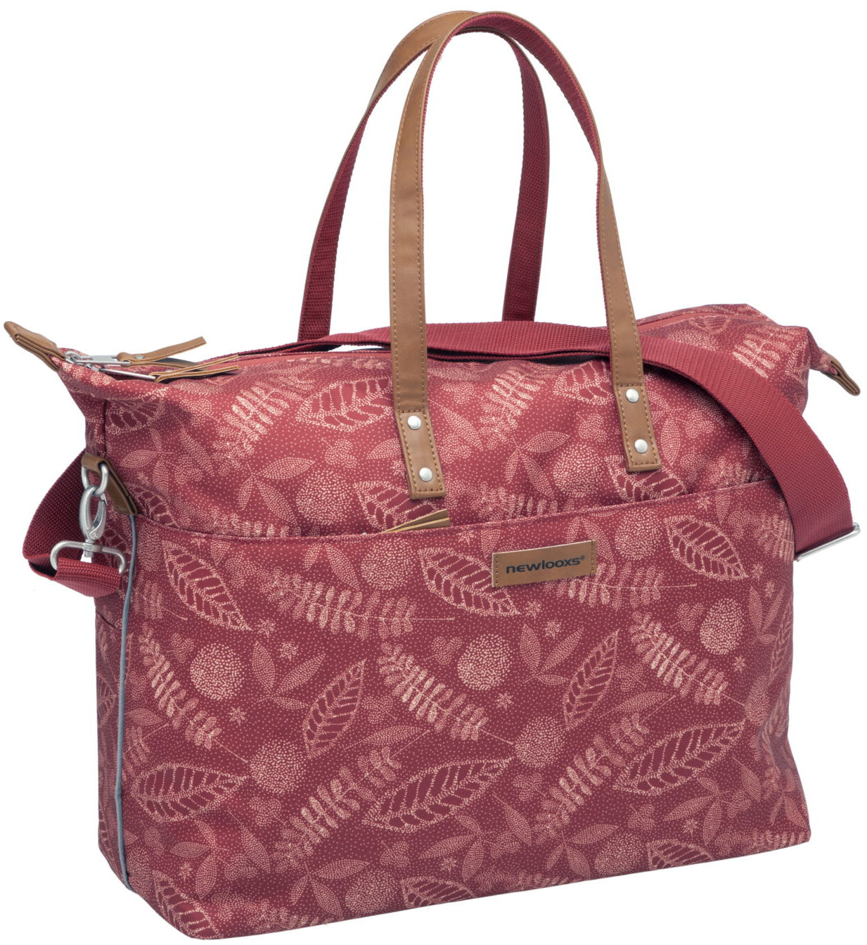 Enkele fietstas New Looxs Tendo 21 liter 34 x 18 x 44 cm - forest red