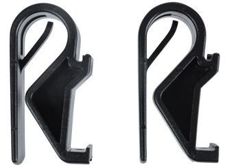 Basil Hook-On System Sports - set van 2 haken - ø10-12 mm