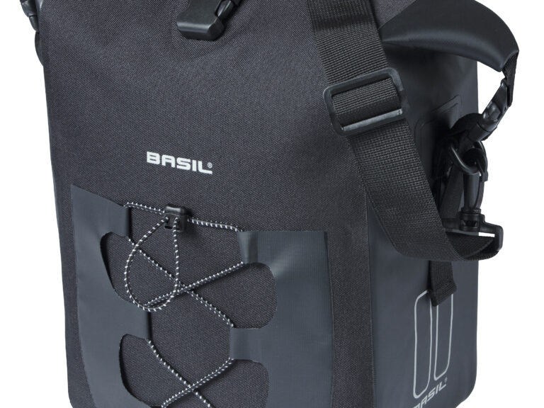 Fietstas Basil Navigator Waterproof M 12-15 liter 25 x 14 x 34 cm - zwart