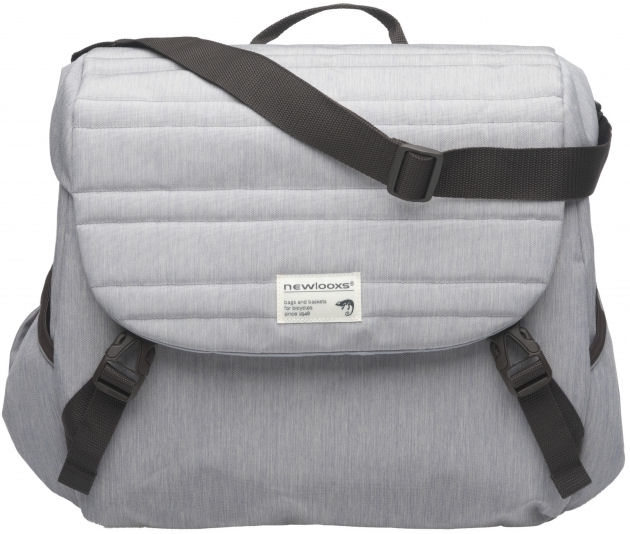 Fietstas New Looxs Mondi Joy Single 18,5 liter 36 x 32 x 16 cm - quilted grey