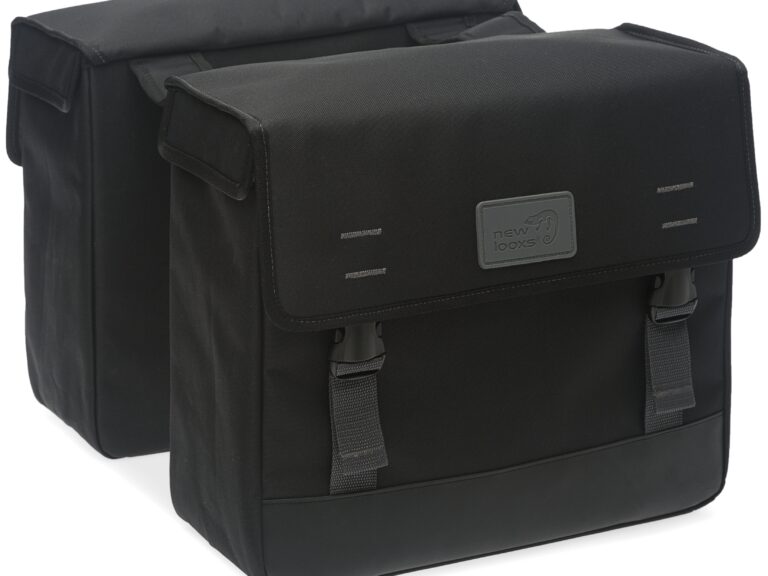 Dubbele fietstas New Looxs Origin Double 39 liter 35 x 33 x 15 cm - zwart