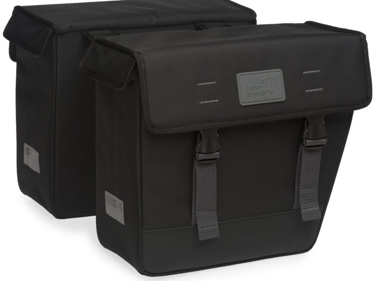 Dubbele fietstas New Looxs Origin Double Hybride 33 liter 35cm x 15cm x 33cm (2x) - zwart