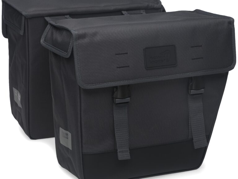 Dubbele fietstas New Looxs Origin Double Hybride 39 liter 35 x 33 x 15 cm - grijs