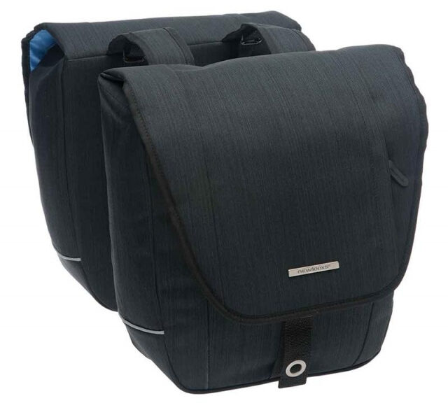 Dubbele tas New Looxs Avero Double 25 liter 32 x 33 x 13 cm (x2) - zwart