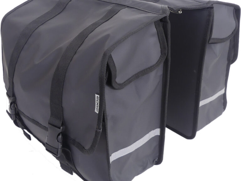 Dubbele fietstas Edge Transporter 40 liter 33 x 39 x 15 cm (2x) - zwart