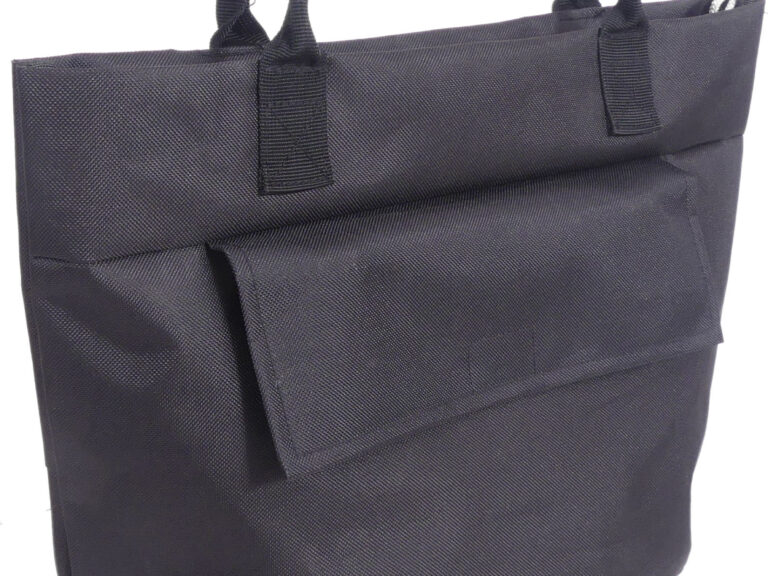 Fietstas Edge Trendy Shopper 20 liter 40 x 33 x 16 cm - zwart