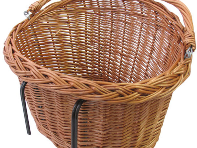 Rieten fietsmand Basil Detroit ovaal 39 x 27 x 22 cm - naturel
