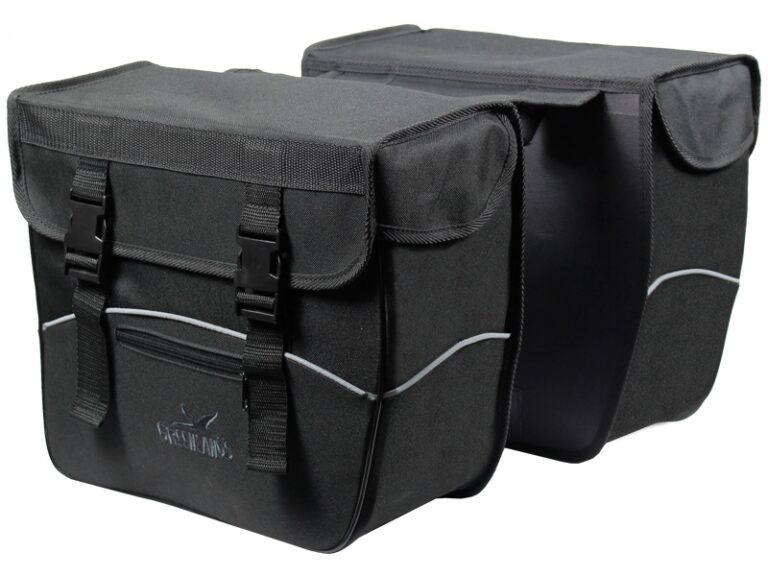 Dubbele fietstas Greenlands 34 liter 35 x 31 x 16 cm (2x)  - zwart