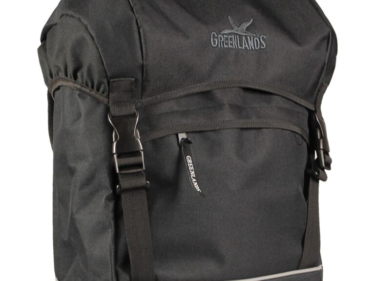 Enkele fietstas Greenlands Travel 25 liter  32 x 42 x 19 cm - zwart