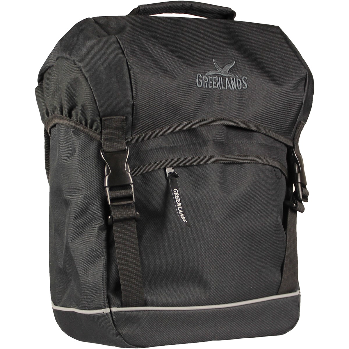 Enkele fietstas Greenlands Travel 25 liter 32 x 42 x 19 cm - zwart