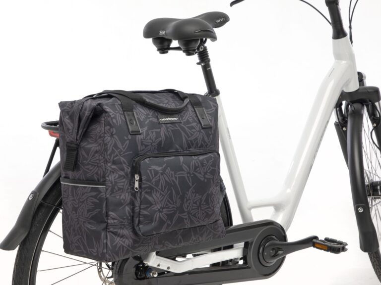 Fietstas New Looxs Camella Bamboo 24,5 liter 36 x 19 x 36 cm - zwart