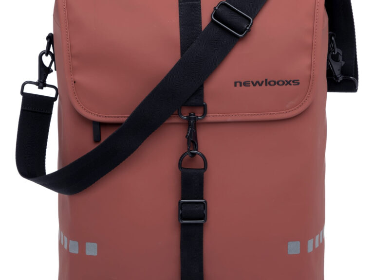 Fietstas New Looxs Odense Single 17,5 liter 32 x 16 x 38 cm - rust