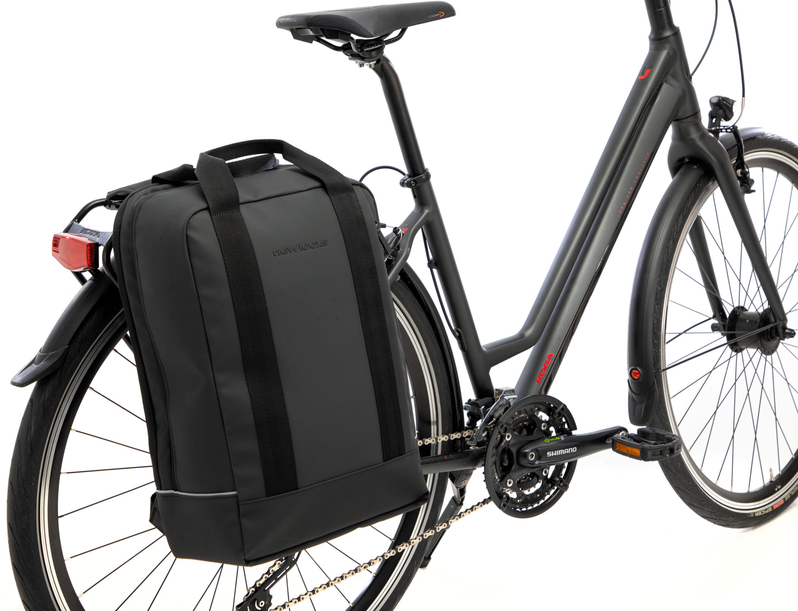 Rugzak New Looxs Nevada 20 liter - 31 x 16 x 45 cm - black - Afbeelding 2