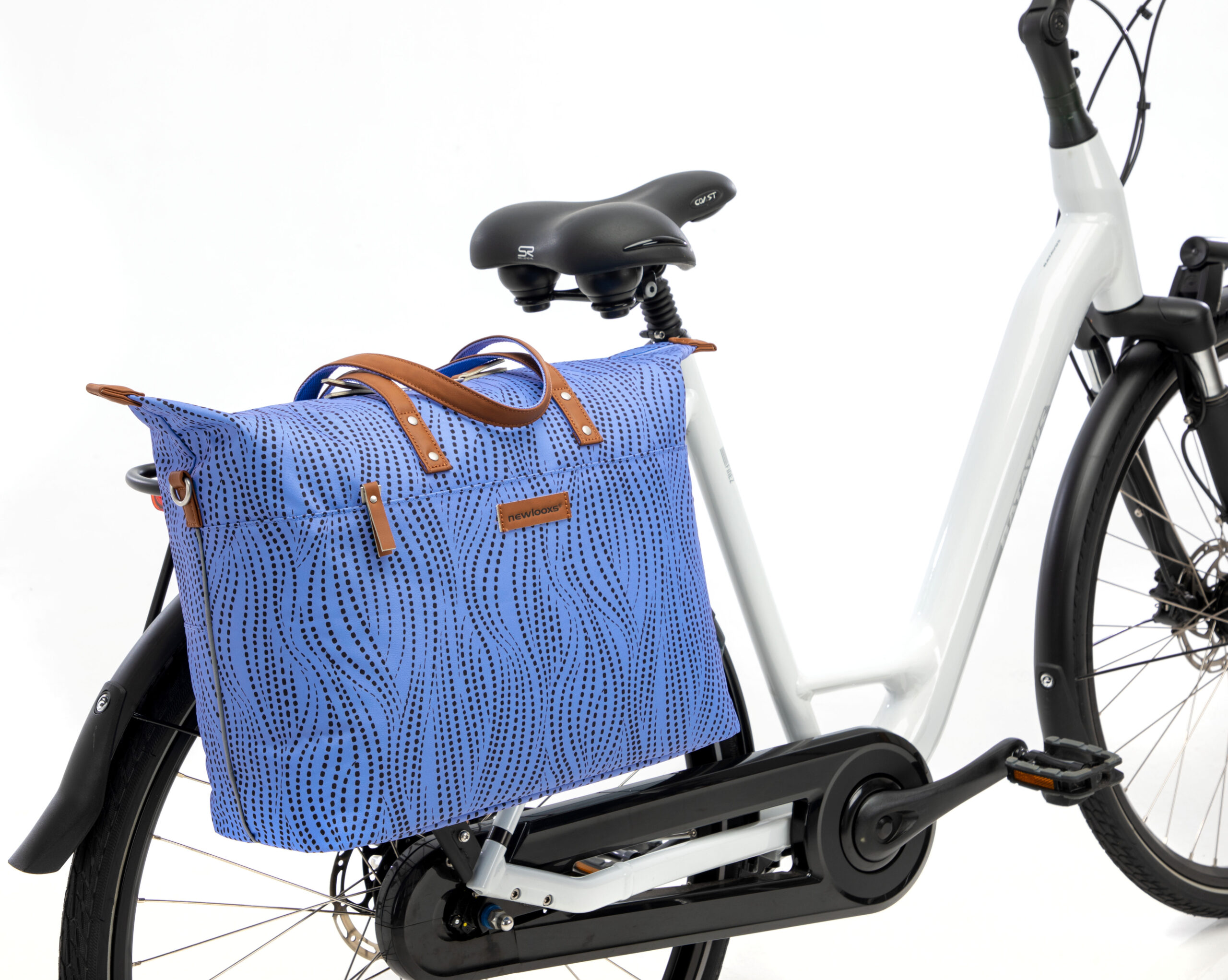 Fietsshopper New Looxs Tendo Alma 21 liter - 34 x 18 x 44 cm - blauw - Afbeelding 2
