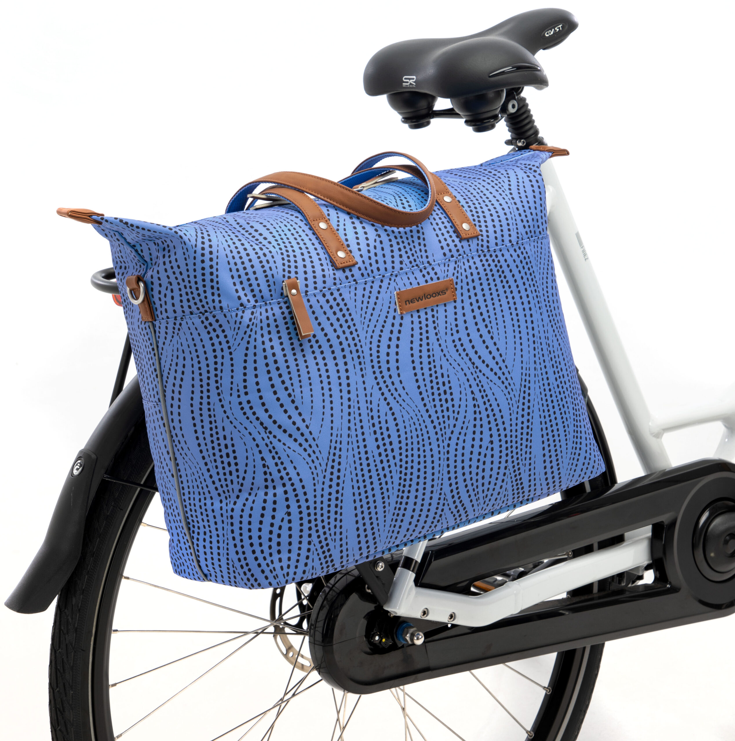 Fietsshopper New Looxs Tendo Alma 21 liter - 34 x 18 x 44 cm - blauw - Afbeelding 3