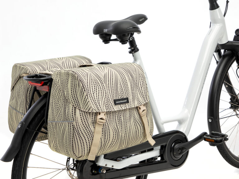 Dubbele fietstas New Looxs Joli Alma 37 liter - 38 x 18 x  30 cm (2x) - sand