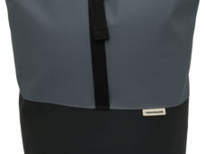 Dubbele fietstas New Looxs Nyborg 34 liter - 30 x 17 x 37cm (x2) - donkergrijs/zwart