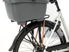 Gerecyclede (honden)fietsmand New Looxs Clipper Racktime 2.0 - anthraciet