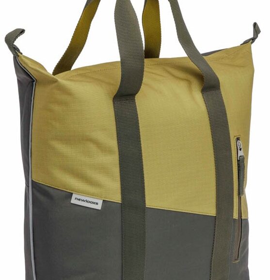 Fietsshopper New Looxs Kota 24 liter 45 x 18 x 36 cm - olijf/geel