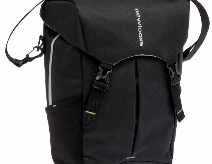 Enkele fietstas New Looxs Sports 20 liter 32 x 18 x 40 cm - zwart
