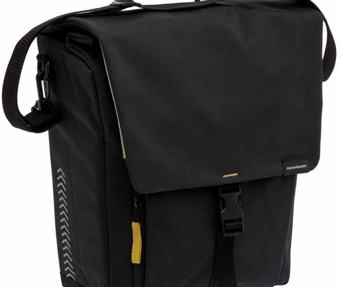 Enkele fietstas New Looxs Tulum 16 liter 35 x 17 x 37cm - zwart