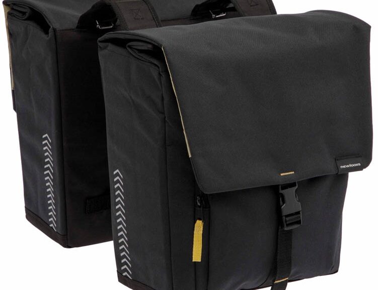 Dubbele fietstas New Looxs Tulum 32 liter 35 x 17 x 37 cm (2x) - zwart