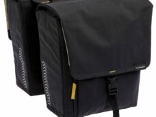 Dubbele fietstas New Looxs Tulum 32 liter 35 x 17 x 37 cm (2x) - zwart afneembaar