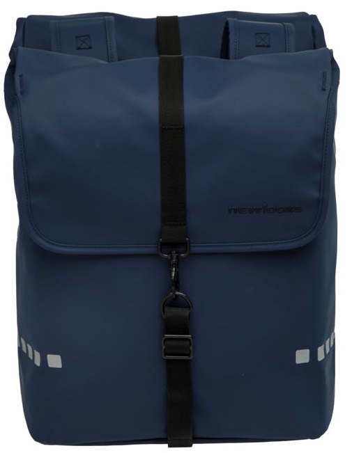 Dubbele fietstas New Looxs Odense 39 liter 34 x 16 x 38 (2x) - donkerblauw - Afbeelding 2