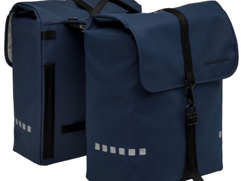 Dubbele fietstas New Looxs Odense MIK 39 liter 34 x 16 x 38 cm (2x) - donkerblauw