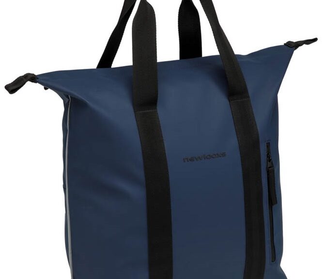 Enkele fietstas New Looxs Odense Kota 24 liter 45 x 18 x 36 cm - donkerblauw