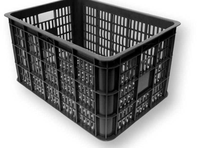 Fietskrat Basil Crate large 50 liter 50 x 36 x 27 cm  - zwart