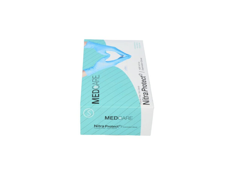 Handschoen Medicare Ongepoederd - Blauw - Small - (100 stuks)