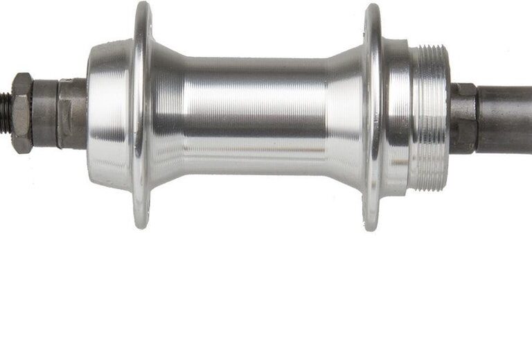 Achternaaf aluminium geschikt voor schroefcassette - inclusief snelspanner 36 gaats