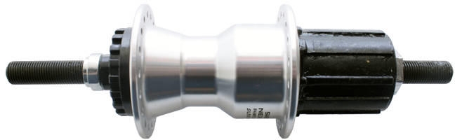Achternaaf 8/9 speed Shimano Nexave FH-IM70 36 gaats - voor rollerbrake - zilver