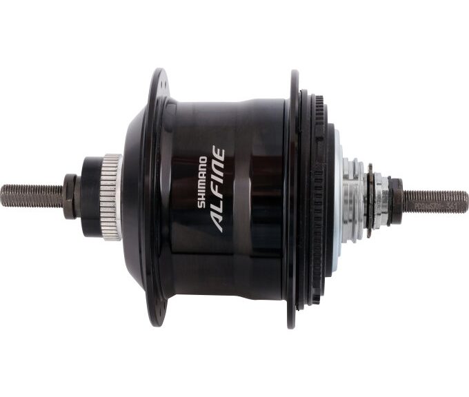 Versnellingsnaaf 11 speed Shimano Alfine SG-S7001 voor schijfrem - 36 gaats - zwart