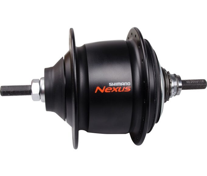 Versnellingsnaaf Shimano Nexus 8 Premium SG-C6011 - velgrem / rollerbrake - 36 gaats - zwart
