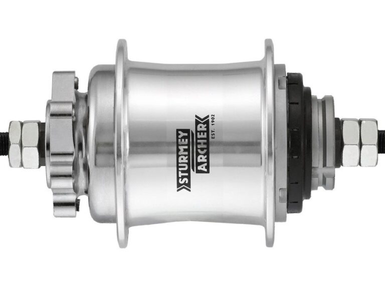 Achternaaf 2 speed Sturmey Archer automatic A2K GTS - zilver