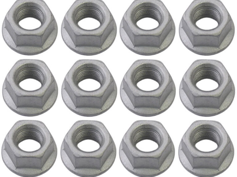 Taka-akselin mutteri kauluksella Bofix 3/8" (12 kpl)
