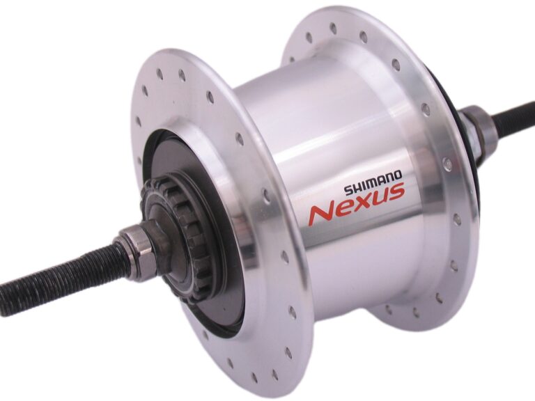 Versnellingsnaaf 7 speed Shimano Nexus 7 SG-C3001 voor rollerbrakes / velgrem 36 gaats - zilver
