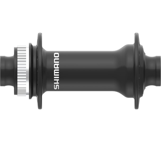 Voornaaf Shimano Deore HB-MT410 center lock - 36 gaats - 15 mm steekas - 110 mm inbouw - zwart