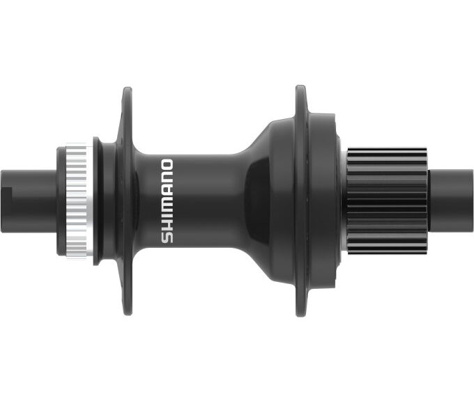 Achternaaf 12 speed Shimano FH-MT410 Center Lock - 142 mm inbouwbreedte - 36 gaats met 12 mm steekas - zwart