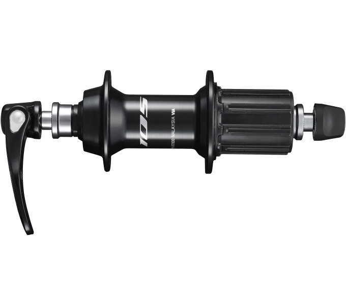 Achternaaf 10/11 speed Shimano 105 HB-R7000 - 36 gaats met 163 mm snelspanner - zwart