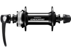 Voornaaf Shimano Deore HB-M6000 - 36 gaats - 100 mm inbouwbreedte - met snelspanner - zwart