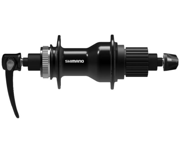Achternaaf 12 speed Shimano FH-QC500-MS-B Micro Spline - CL - 28 gaats - 135 mm inbouw - zwart