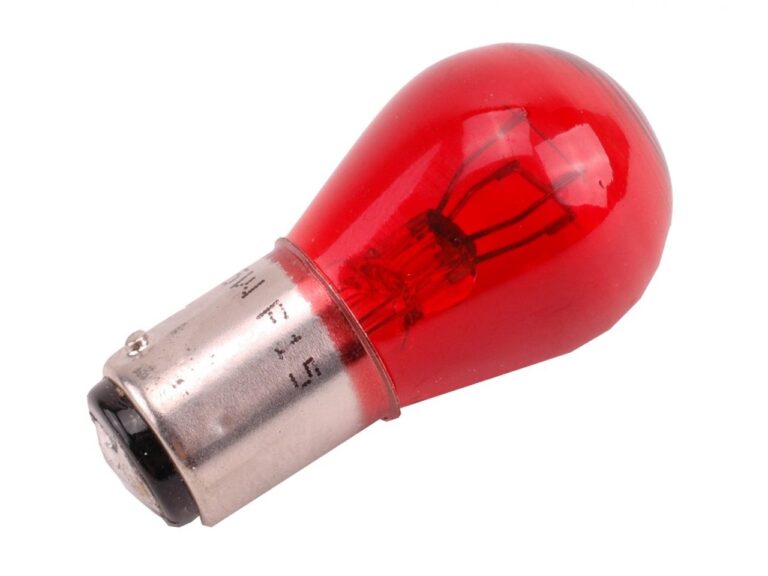 Lamp  12V-21/5W BAY15D rood