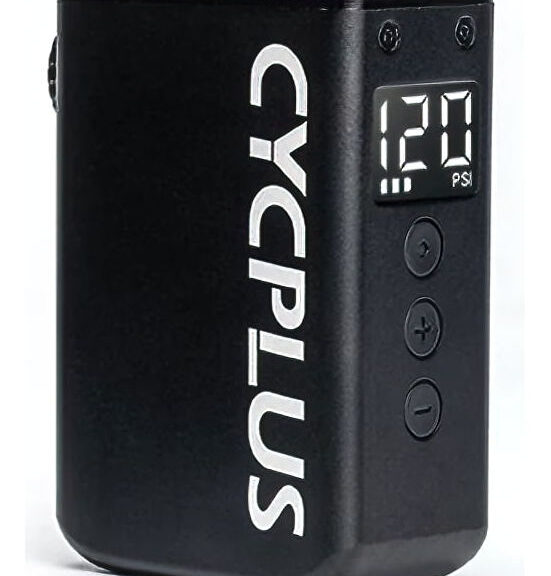 Elektrische accu fietspomp Cycplus AS2 Pro Cube - zwart