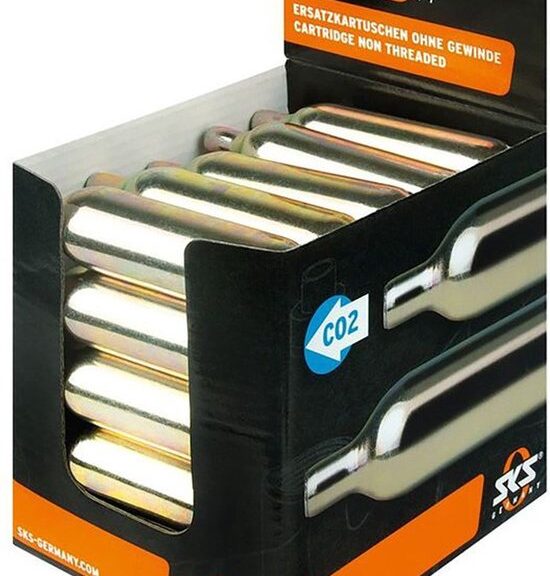 CO2 patronen SKS Zonder draad - 25 stuks