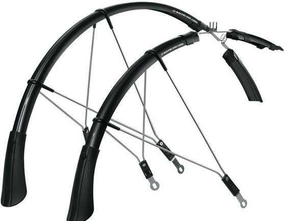 Spatbordset SKS Raceblade long 28 35mm - zwart
