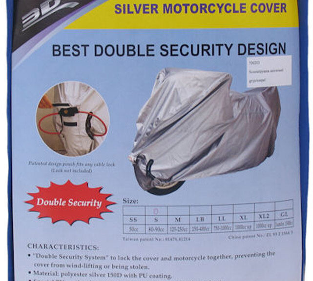 Scooterhoes Edge universeel - zilver