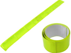 Armband M-wave Snap-on reflecterend geel (1 paar)